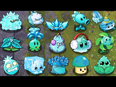 Plants vs. Zombies 2 Mod | All ICE Plants LEVEL 1000 Power-Up vs Dark Ages Final Boss