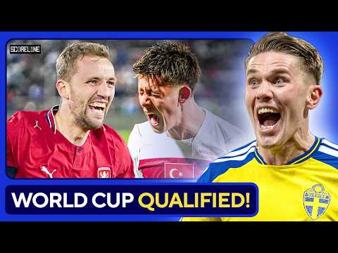 SWEDEN, TÜRKİYE, &amp; CZECHIA QUALIFY FOR THE 2026 FIFA WORLD CUP