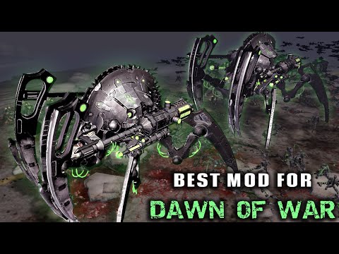 UNIFICATION MOD 2023 ▶ Necrons vs Eldar - Survival Battle | Warhammer 40K: Dawn of War: Soulstorm