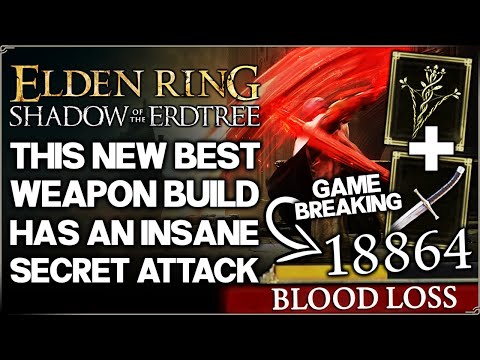 Shadow of the Erdtree - New OP Secret Backhand Blade Combo Found - Best Build Guide Elden Ring DLC!