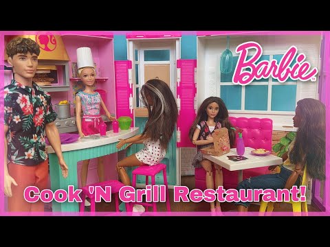 Barbie žaidimų rinkinys Restorano virėja su lėle HBB91