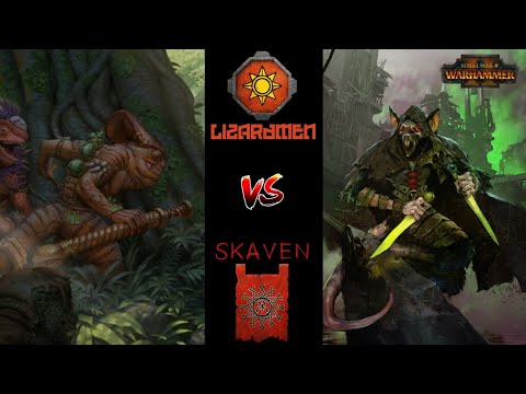 Master Predators - Lizardmen vs Skaven - Total War Warhammer 2