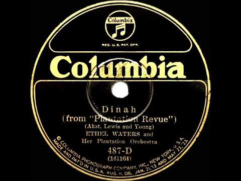 1926 HITS ARCHIVE: Dinah - Ethel Waters