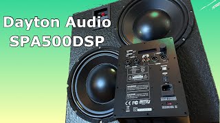 Dayton Audio SPA500DSP Class D Plate Amplifier Installation
