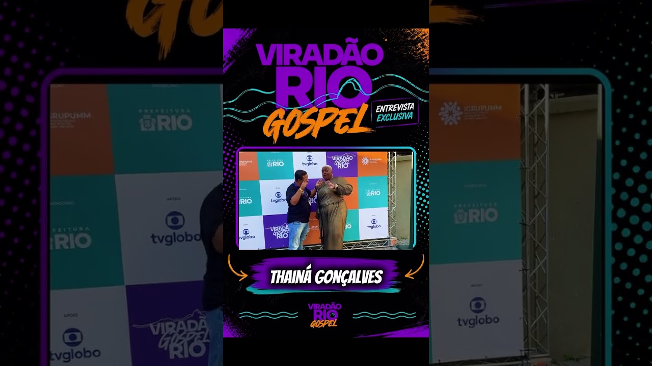 Entrevista Exclusiva: Thainá Gonçalves no Viradão Gospel! 🎤