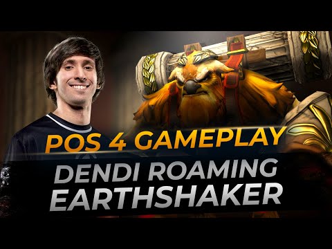 Dendi plays Roaming Earthshaker | Full Gameplay Dota 2 Replay
