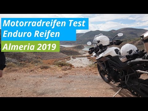 Motorradreifen Test Almeria 2019: Enduro Reifen Landstraße