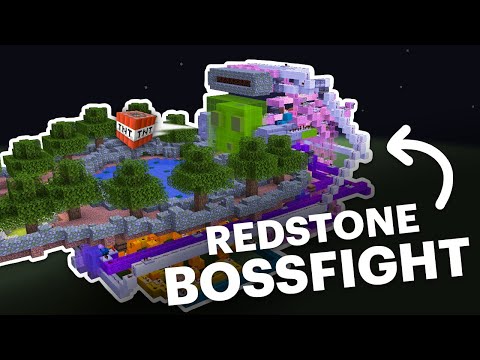 Pixel Yeti - I Built an EPIC REDSTONE BOSSFIGHT in Minecraft