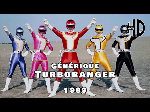 Générique de Turboranger (Turbo Rangers) (高速戦隊ターボレンジャー) - 1989 - HD