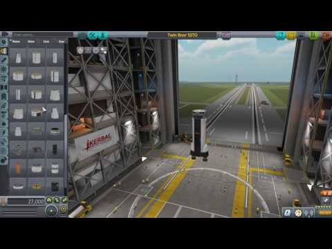 JTGurgs Youtube 11 - Twin Boar SSTO Part 1: Construction - JTG KSP