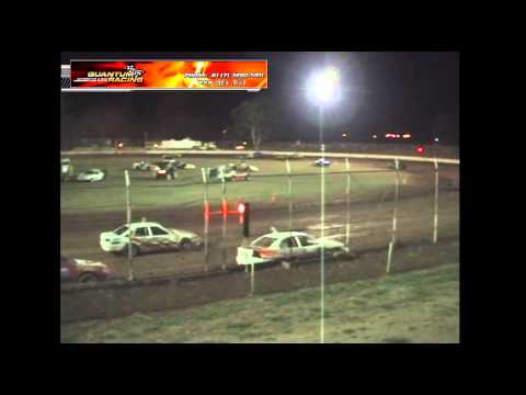 Modified Production: A-Main Pile Up - Kingaroy Speedway