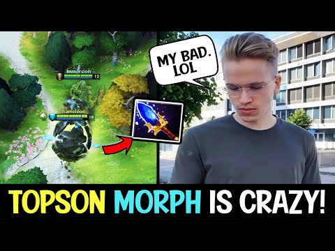When TOPSON is 100% Confident on his MORPHLING - Anything can Happen! DOTA 2