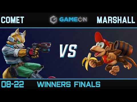 Comet (Fox) vs Muk.Lyfe | Marshall (Diddy Kong, Snake) - Game On 8/22 Winners Finals