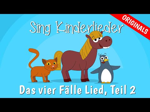 Das vier Fälle Lied - Teil 2 | Lernlieder | Tierlieder | Sing Kinderlieder