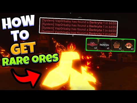 🔥 How TO ALWAYS Find RARE ORE MINING In The Forge Guide Tips Roblox