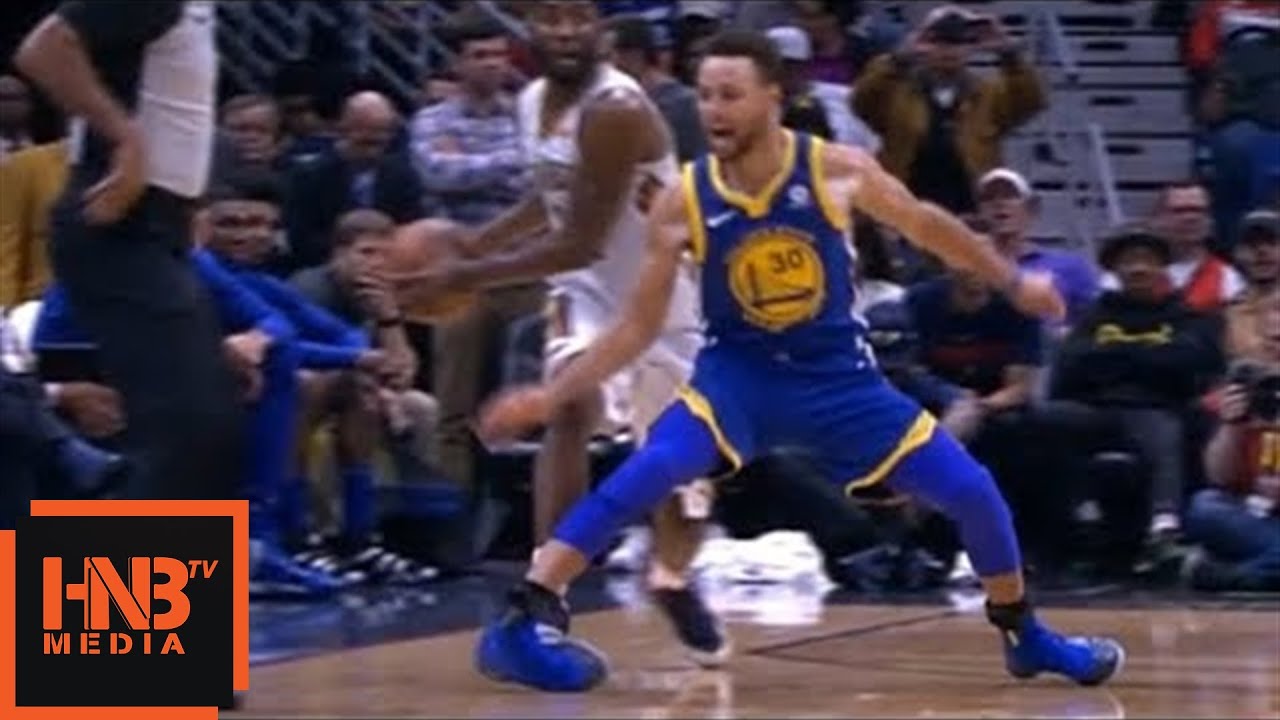 Stephen Curry Ankle Injury / Warriors vs Pelicans