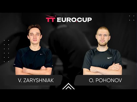 12:30 Vadym Zaryshniak - Oleksandr Pohonov 23.06.2025 TT Euro.Cup Ukraine Master. TABLE 3