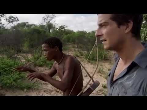Bear trifft in Namibia auf das Volk der "San"