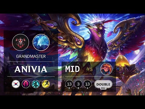 Anivia Mid vs Zoe - KR Grandmaster Patch 9.18