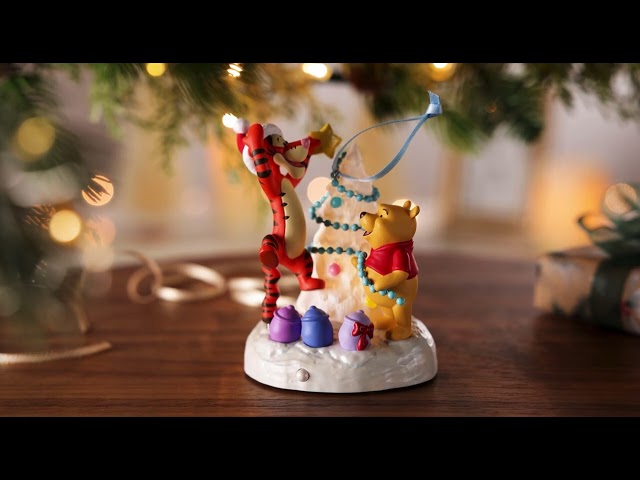 Vídeo relacionado con Decoración Navidad Disney Winnie The Pooh Hunny - Adornos Navidad Ideal arbol Navidad - Navidad Disney - Figura Disney Navidad - Licencia Oficial