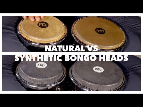 MENL Percussion Bongos Morph Video - Natural vs Synthetic
