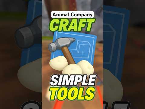 EASY Tools to CRAFT in Animal Company 🔩 #animalcompany #gorillatag #animalcompanyvr #goop