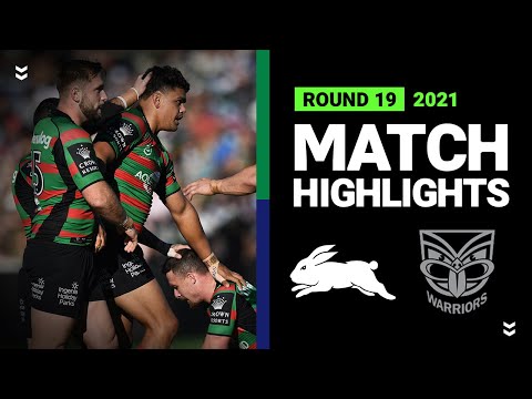 NRL Highlights | Rabbitohs v Warriors Match Highlights | Round 19, 2021 | Telstra Premiership | NRL