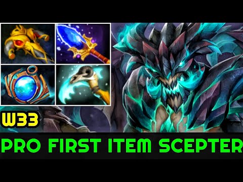 W33 [Outworld Devourer] Crazy Meta Carry First Item Scepter Imba Damage 7.23 Dota 2