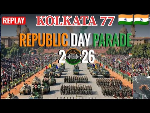 Kolkata Dharamtala Republic Day Parade 2026 Indian Army 🪖🇮🇳🇮🇳।।#jh18_puran_vlogger #republicday 