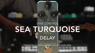 Video thumbnail for One Control Sea Turquoise Delay with Sean Gibson of The Noise Reel by Sean Gibson