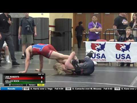 Junior 160 Joe Roberts Illinois Vs Keller Rock Arizona