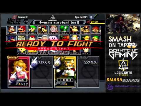 SOT #33 - Emanon (Peach) vs Ryan Ford (Fox) - SSBM Grand Finals