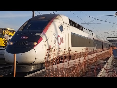 Départ du TGV inOui 7369 en gare de Béthune !