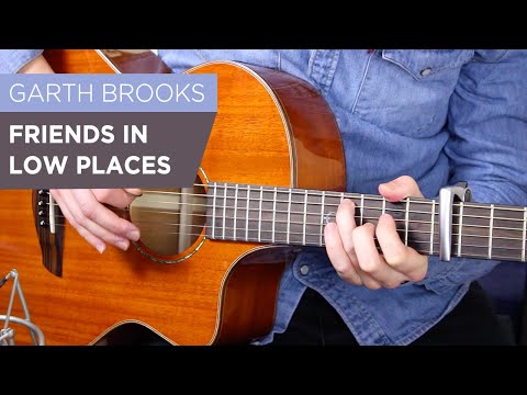 Play 'Friends In Low Places' by Garth Brooks - Country Guitar Tutorial