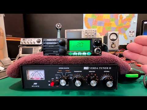 President MCKINLEY II FCC CB Radio Automatic SWR Meter Demonstration