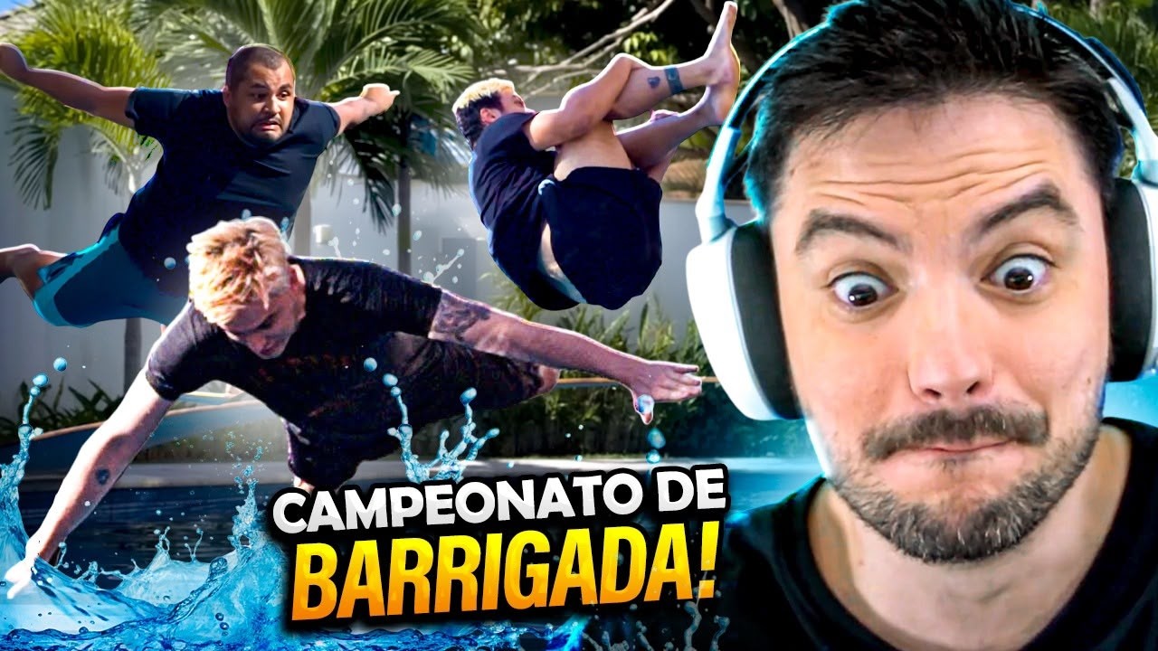 CAMPEONATO DE BARRIGADA DOS IRMÃOS NETO EM CÂMERA LENTA