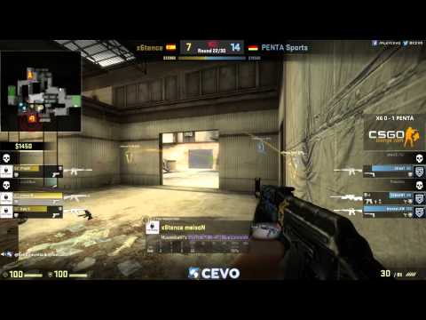x6tence vs PENTA Sports Game 2 (CEVO-P CS:GO Season 7) - Helium & Metuz