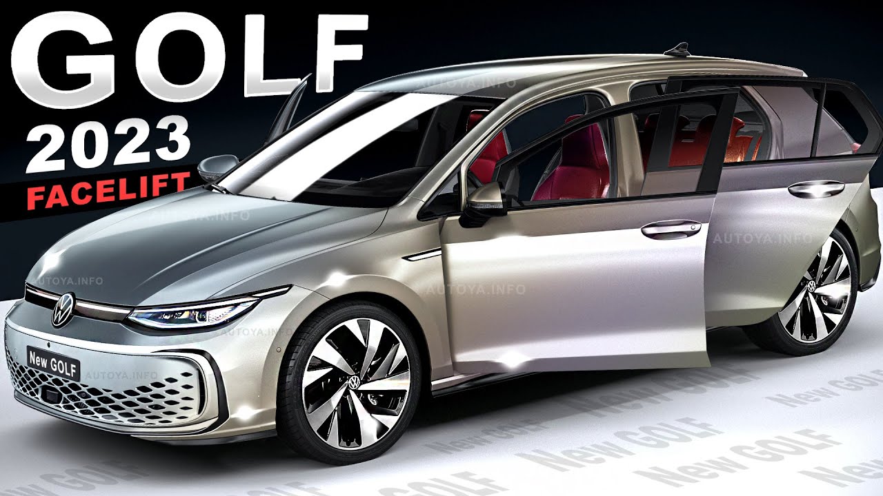 2024 VW Golf 8 Informally Presents the Colorfully Refreshed Goodies ...