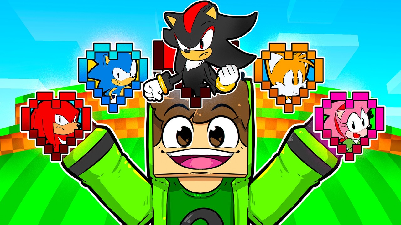 Minecraft, But I Have SONIC Hearts!