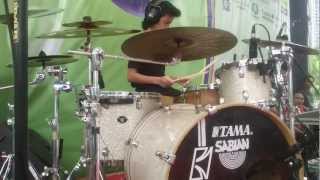 Ray Prasetya (SABIAN Cymbals) Solo drums - Sam tsui - Love the way you lie (Drum Cover
