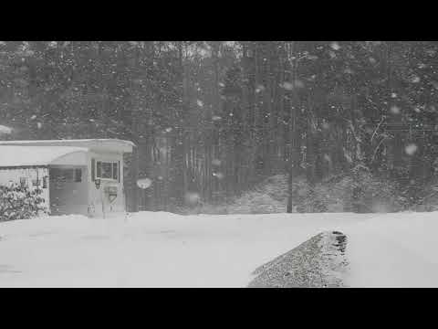 Lake effect intensifying again in Chardon, Ohio.