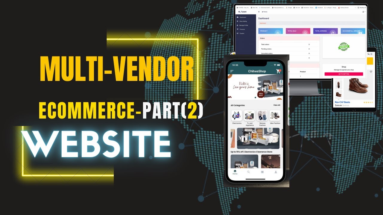 Part(2) - Multi vendor eCommerce website using MERN