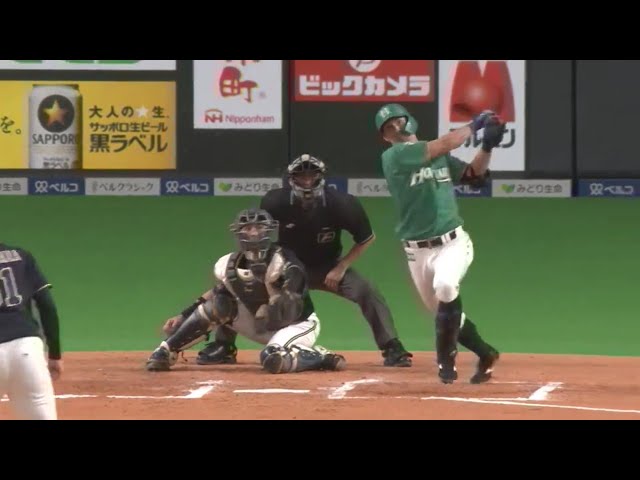 【6回裏】フェンス直撃!! ファイターズ・大田のタイムリー2ベースで先制!! 2019/5/8 F-B