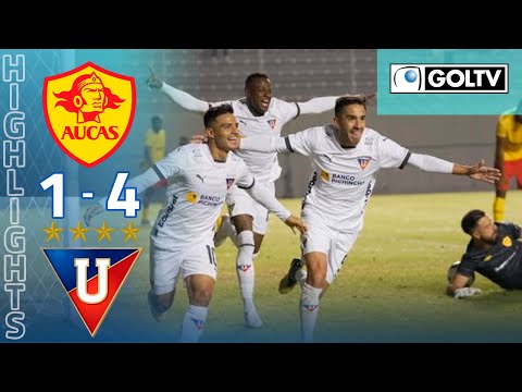 Resumen I Aucas 1 - LDU Quito 4 I Copa de Campeones