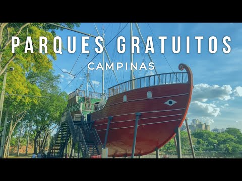 Bosque dos Jequitibás e Parque Portugal Lagoa do Taquaral - Campinas, São Paulo, Brasil