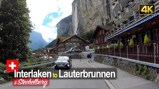 Driver’s View: Interlaken to Lauterbrunnen and Stechelberg, Switzerland 🇨🇭