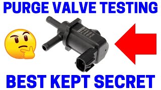 How To Easily Test A Car Purge Valve Solenoid