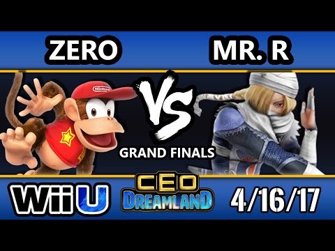 CEO Dreamland 2017 Smash 4 - TSM | ZeRo (Diddy Kong) Vs. Elevate | Mr. R (Sheik/Cloud) SSB4 GF