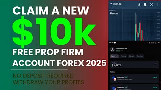 Reivindique uma nova conta gratuita de US$ 10 mil na Prop Firm Forex 2025 | Pagamento instantâneo...