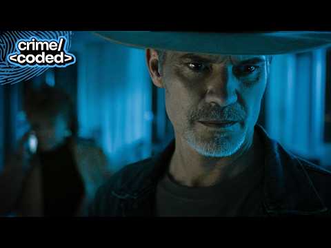 justified: city primeval (2023) - raylan pulls the trigger, then sees the tape